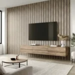 Beech Multi-Width Acoustic Wood Wall Panels