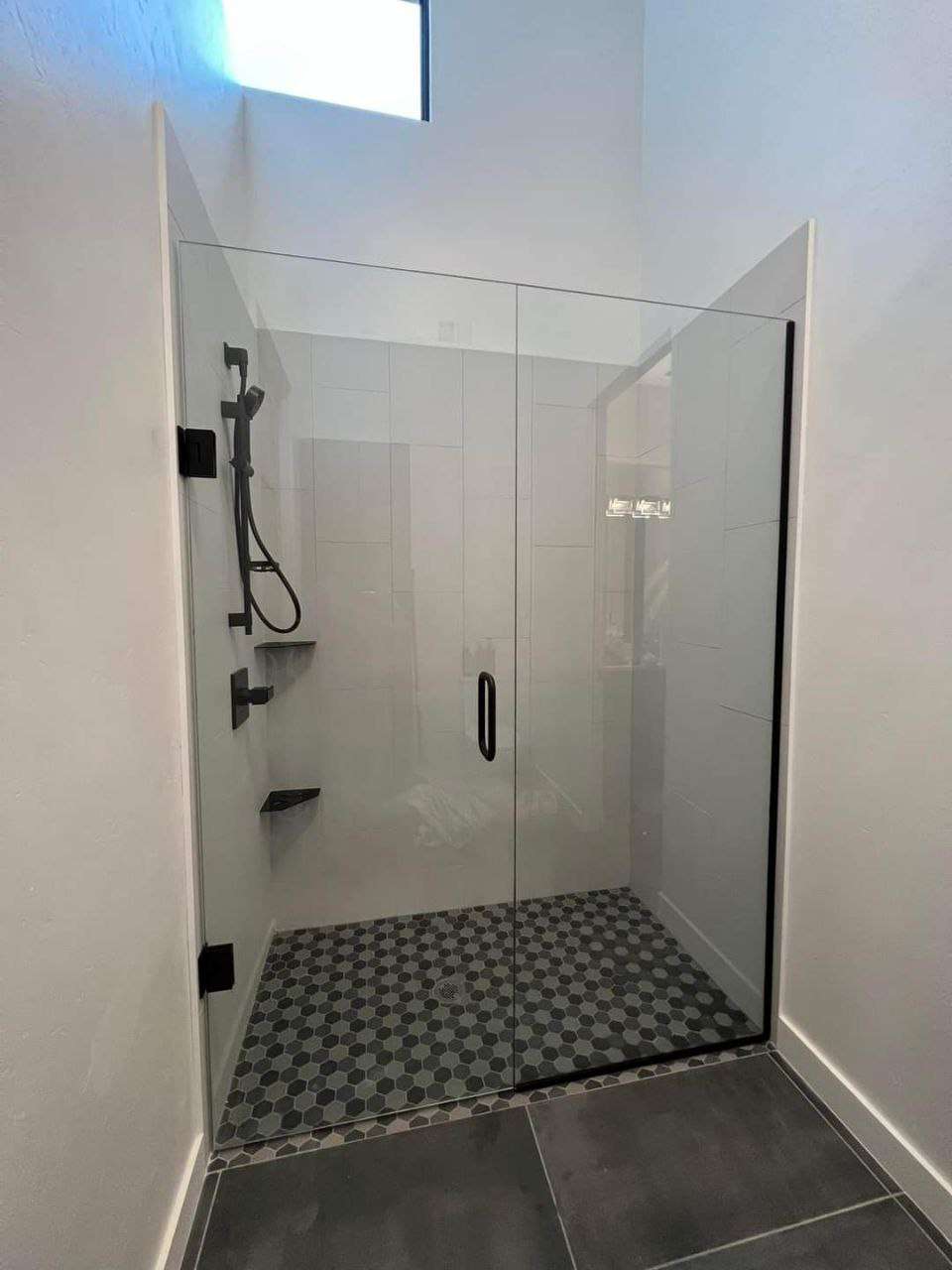 Shower Glass Door (1) Shower Glass Door - Image 1