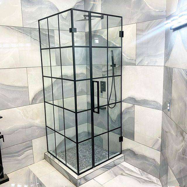 Shower Glass Door (9) Shower Glass Door - Image 1